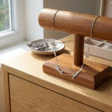 Сребърно колие с няколко имена по избор