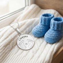 Сребърен медальон Свето Кръщение