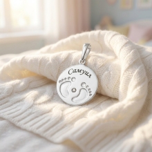 Сребърен медальон Свето Кръщение