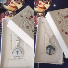 Сребърен медальон Свето Кръщение