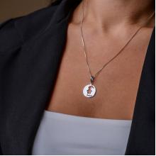 Сребърен комплект от две колиета Майка и Дъщеря Сребърен комплект от две колиета Майка и Дъщеря