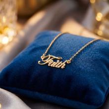 Златно колие Faith