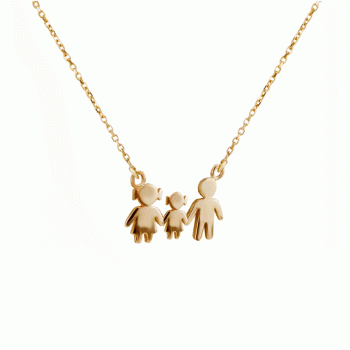 Златно колие - семейство с дете