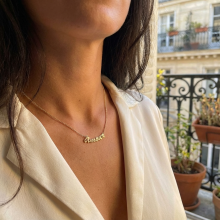 Златно колие Amour