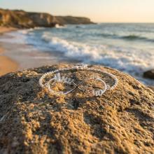 Сребърна гривна безкрайност с име по избор Сребърна гривна безкрайност с име по избор