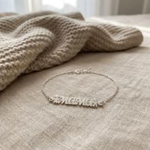 Сребърна гривна Мама и децата