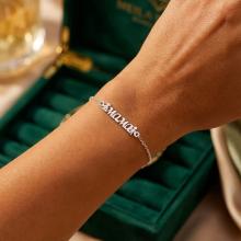 Сребърна гривна Мама и децата