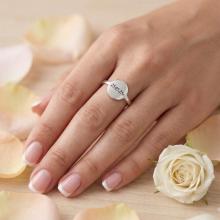 Сребърен Пръстен с с възможност за гравиране Сребърен Пръстен с с възможност за гравиране