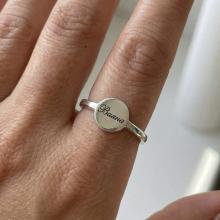 Сребърен Пръстен с с възможност за гравиране Сребърен Пръстен с с възможност за гравиране