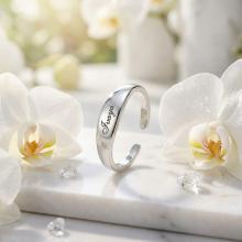 Сребърен Пръстен с с възможност за гравиране Сребърен Пръстен с с възможност за гравиране