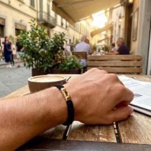 Мъжка златна гривна R9