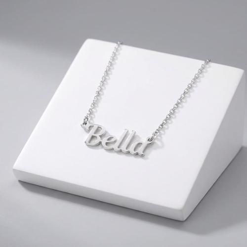 Сребърно колие Bella