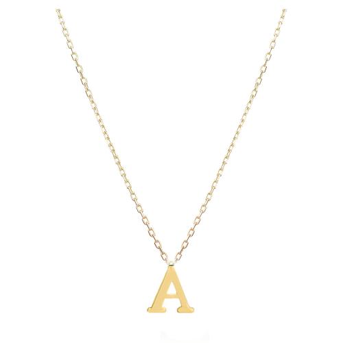 Златно колие с инициали