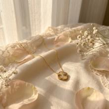 Златно колие Диамантена детелина