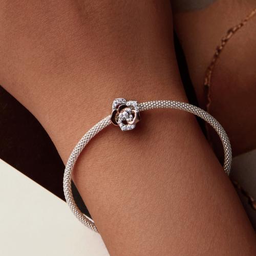 Сребърен Талисман Роза