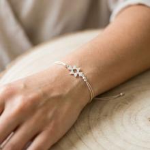 Гривна с конец и сребърен елемент Канатица