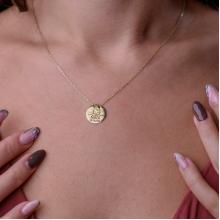 Сребърно Колие с рождените данни на вашето бебе Сребърно Колие с рождените данни на вашето бебе